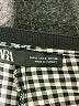 Zara Houndstooth Black Casual Pants Size S - photo 4