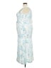 Unbranded 100% Polyester Tropical Blue Casual Dress Size 3X - photo 5