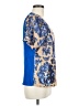 Neiman Marcus for Target 100% Polyester Blue Short Sleeve Blouse Size M - photo 4