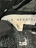 LA Hearts 100% Rayon Stars Black Jumpsuit Size M - photo 4