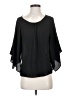Bishop + Young Black 3/4 Sleeve Blouse Size S - photo 1