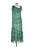 MNG 100% Polyester Paisley Green Casual Dress Size 6 - photo 2