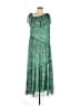 MNG 100% Polyester Paisley Green Casual Dress Size 6 - photo 1