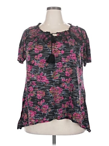 Faded Glory Short Sleeve Blouse (view 1)