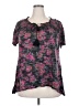 Faded Glory Black Short Sleeve Blouse Size 2X - photo 1