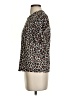 A.L.C. 100% Cotton Animal Print Brown Short Sleeve Top Size XS - photo 5
