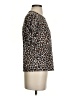 A.L.C. 100% Cotton Animal Print Brown Short Sleeve Top Size XS - photo 4