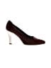 Ralph Lauren Collection Color Block Burgundy Heels Size 9 - photo 1