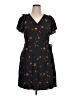 Universal Thread 100% Rayon Stars Black Casual Dress Size XL - photo 1