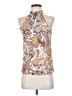 Shein 100% Polyester Paisley Ivory Sleeveless Blouse Size 4 - photo 1