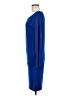 Moda International Solid Blue Casual Dress Size M - photo 5