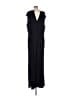 Sejour Solid Black Jumpsuit Size 1X - photo 2