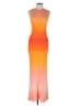 Maje Tie-dye Orange Cocktail Dress Size 10 - photo 1