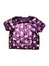 Assorted Brands 100% Polyester Stars Purple Short Sleeve Top Size 8 - photo 1