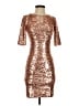 BCBGMAXAZRIA Metallic Gold Cocktail Dress Size XS - photo 1