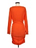 Unbranded 100% Polyester Orange Cocktail Dress Size M - photo 2