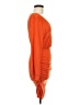 Unbranded 100% Polyester Orange Cocktail Dress Size M - photo 4