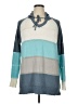 Unbranded 100% Acrylic Color Block Blue Pullover Sweater Size XL - photo 1