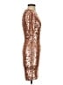 BCBGMAXAZRIA Metallic Gold Cocktail Dress Size XS - photo 4