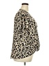 Unbranded Animal Print Tan Short Sleeve Blouse Size 2X - photo 4
