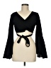 Unbranded Black Long Sleeve Blouse Size M - photo 1