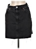 Topshop Black Denim Skirt Size 6 - photo 1