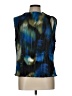 DKNY Blue Sleeveless Blouse Size L - photo 1