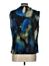 DKNY Blue Sleeveless Blouse Size L - photo 2