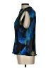 DKNY Blue Sleeveless Blouse Size L - photo 5