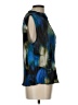 DKNY Blue Sleeveless Blouse Size L - photo 4