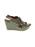 Born Crown 100% Leather Green Wedges Size EU 39 - photo 1