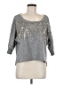 Splendid Metallic Silver Pullover Sweater Size M - photo 1