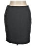 Worthington Solid Gray Formal Skirt Size 16 Petite - photo 1
