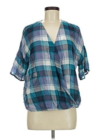 Caslon Short Sleeve Blouse (view 1)