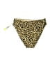 Summersalt Animal Print Gold Swimsuit Bottoms Size 12 - photo 2