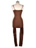 PrettyLittleThing Solid Brown Jumpsuit Size L - photo 2