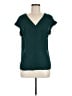 Fortune + Ivy 100% Polyester Teal Short Sleeve Blouse Size M - photo 1