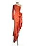 Mac Duggal 100% Polyester Orange Cocktail Dress Size 2 - photo 1