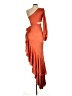 Mac Duggal 100% Polyester Orange Cocktail Dress Size 2 - photo 2