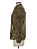 Reiss 100% Polyester Polka Dots Brown Long Sleeve Blouse Size 0 - photo 5