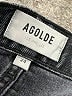 AGOLDE 100% Cotton Black Jeans Size 24 waist - photo 7