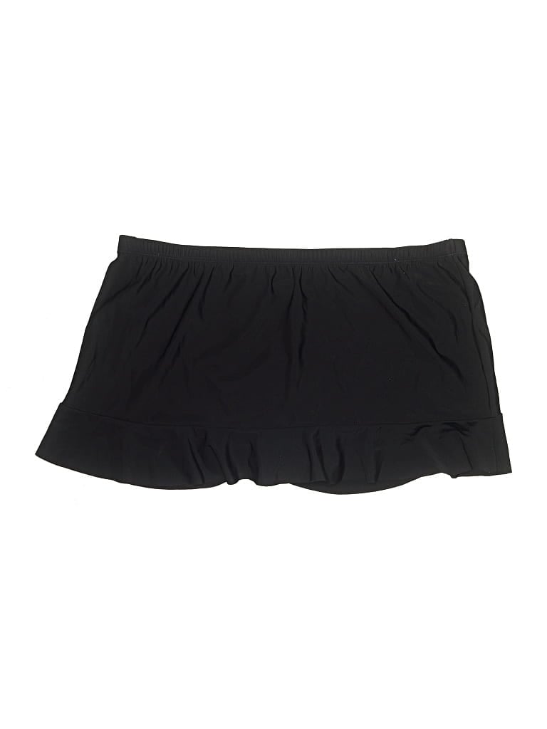 Pre-owned Aqua Green Swimsuit Bottoms In Black