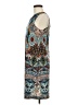 Madison Leigh Paisley Blue Casual Dress Size 6 - photo 5