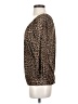 MICHAEL Michael Kors 100% Viscose Animal Print Brown 3/4 Sleeve Blouse Size S - photo 5