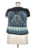 BILA 100% Rayon Teal Short Sleeve Top Size XXL - photo 2