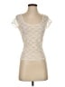 Brandy Melville Ivory Short Sleeve Top Size XXS (estimated) - photo 1