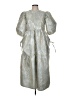 ASOS Design Metallic Silver Casual Dress Size 8 - photo 1