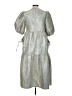 ASOS Design Metallic Silver Casual Dress Size 8 - photo 2