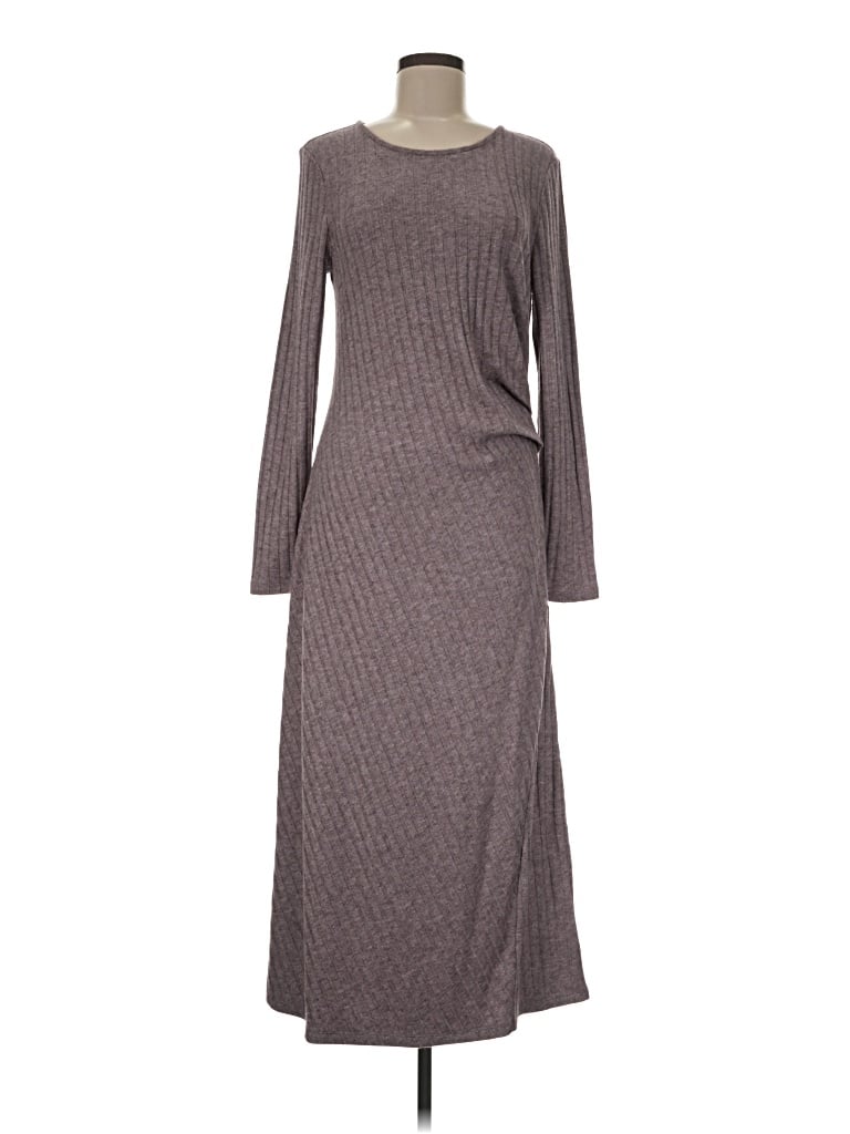Pre-owned Haven Well Within Casual Dress In Gray