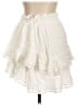 MIOU MUSE 100% Polyester White Ivory Casual Skirt Size L - photo 2